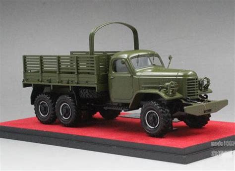 Diecast Faw Jiefang Ca 30a Truck Model 143 Scale Army Green Vb1a152