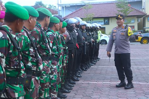 Polres Tegal Kota Gelar Operasi Gabungan Pasca Pemungutan Suara Pemilu