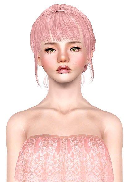 Newsea`s Lucia And Sesame Hairstyle Retextured By Jas Sims 3 Hairs