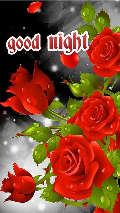 Beautiful Flower Rose Good Night - 1590x2826 - Download HD Wallpaper ...