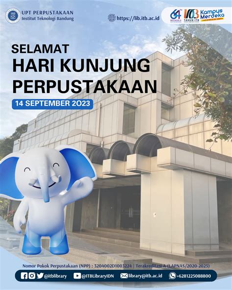 Selamat Hari Kunjung Perpustakaan Perpustakaan Itb