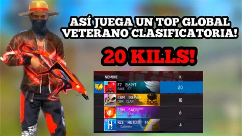 As Juega Un Top Global Veterano Kills En Clasificatoria Free