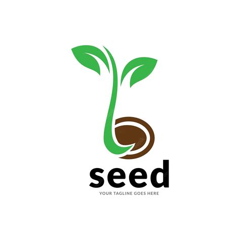 Premium Vector Seed Logo Vector Template