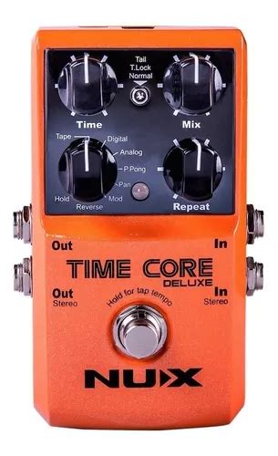 Pedal De Efecto NUX Time Core Deluxe Naranja MercadoLibre