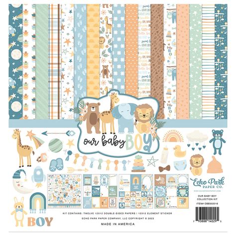 Our Baby Boy Collection Kit Scrapmalin