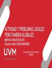 A Eags Pdf Actividad Problemas Locales Pero Tambien Globales