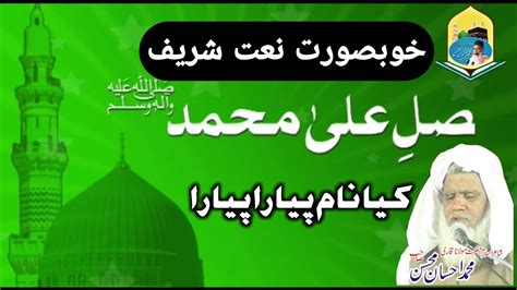 Beautiful Naat Shareef SalleAla Mohd Kiya Name Piyara Piyara By