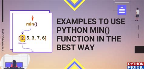 8 Examples To Use Python Min Function In The Best Way Python Pool