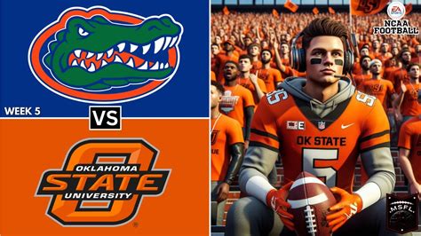 Msfl College Football Series Florida Vs Oklahoma State Week Season