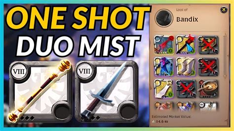 Albion Online Eu Duo Mist One Shot Grailseeker H Dagger Youtube