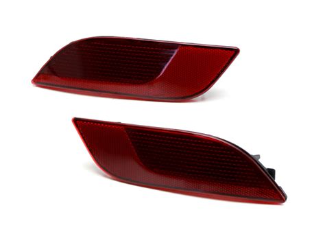 Oe Spec Red Lens Rear Bumper Reflector Lenses Compatible With Jeep 201