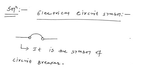 [Solved] . The following electrical symbol depicts a | Course Hero