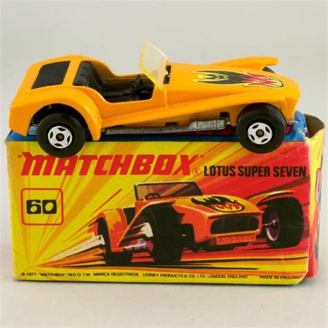 イギリス マッチボックスmatchbox superfast LOTUS SUPER SEVEN No 60 1971