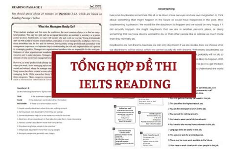 Download 20 đề thi Reading IELTS miễn phí kèm đáp án