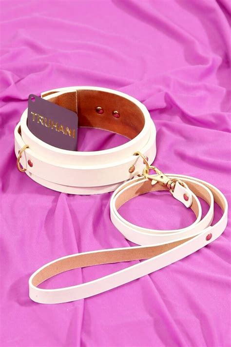 Bdsm Submissive White Collar For Sex Restraints Sexy Leather Choker Slave Necklace Fetish