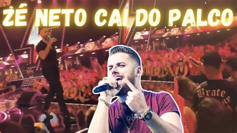 Zé Neto cai do palco durante gravação de DVD em Valinhos SP YouTube