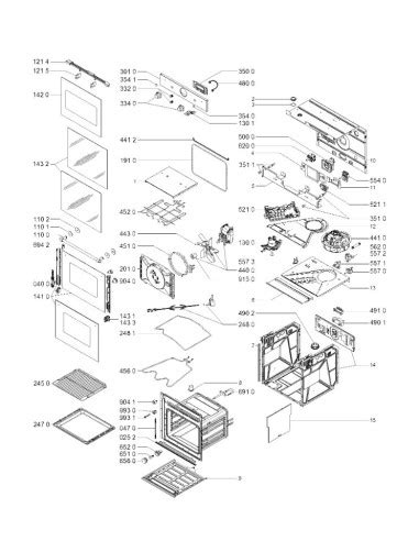 Résistance Chauffante de Voute pour Four Whirlpool IKEA