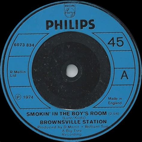 Brownsville Station – Smokin' In The Boy's Room – Vinyl (7", 45 RPM, Single), 1974 [r2034432 ...