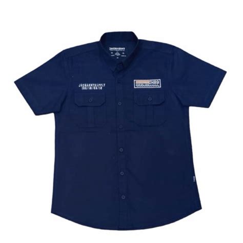 Jual WORKSHIRT JH89 Jhonarmy Kemeja Kerja Lengan Pendek Shopee Indonesia