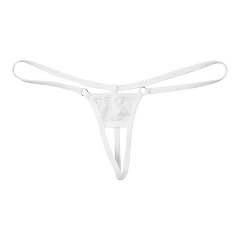Womens T Back Beach Thong Nightwear Briefs Stretchy Underwear Lingerie High Cut EBay