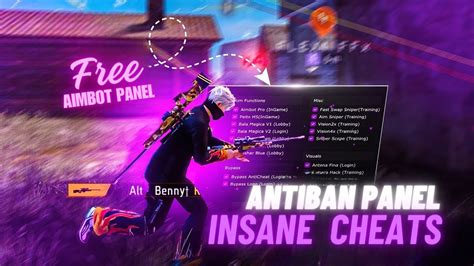 NEW PC PANEL FOR FREE AIMBOT FREEFIRE GRATIS SNIPER AIMBOT 100