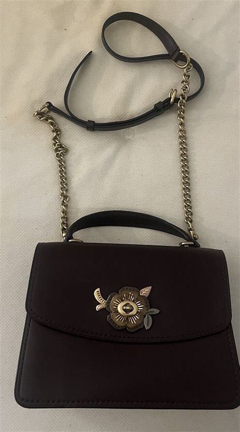 Coach Vintage Crossbody Leather Gem