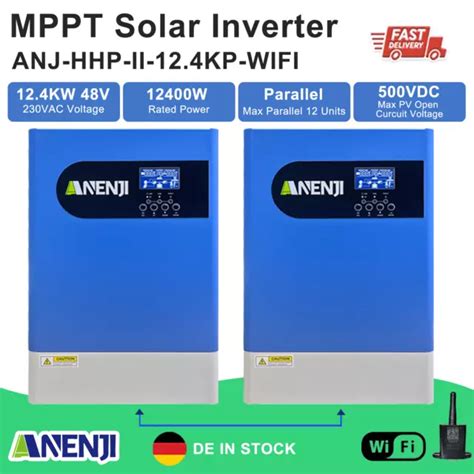 Inverter Solare 124kw Off Grid Ibrido Parallelo Mppt 120a 230vac 48v