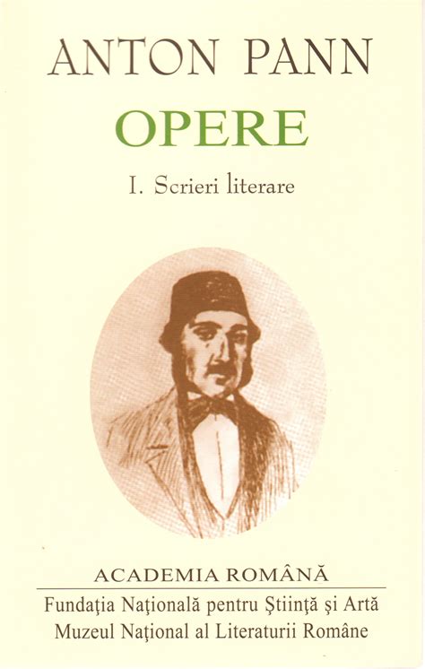 Opere Vol I Iide Anton Pann Editura Mlr Muzeul Literaturii Rom Ne