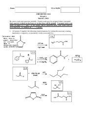 Chemistry Exam Transformations Naming Compounds Ir Course Hero