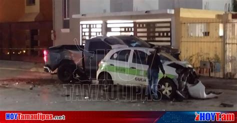 Hoy Tamaulipas Tamaulipas Cafre Al Volante Causa Choque Multiple Y