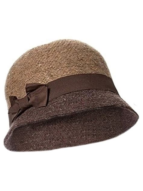 Winter Cloche Hat For Women Camel Cloche Hat Wool Twenties Style