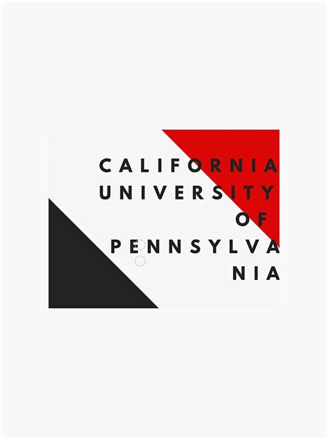 "Cal U - California University of Pennsylvania" Sticker for Sale by jwjwjw | Redbubble