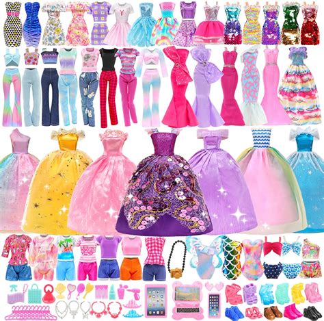 Amazon Barwa Pack Doll Clothes And Accessories Wedding Gown