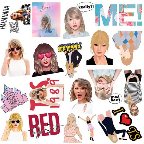 Taylor Swift Stickers Printable