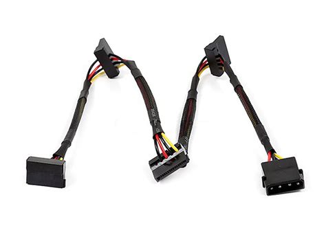 Monoprice Serial Computer Data Cable MOLEX To SATA Power Adapter 2