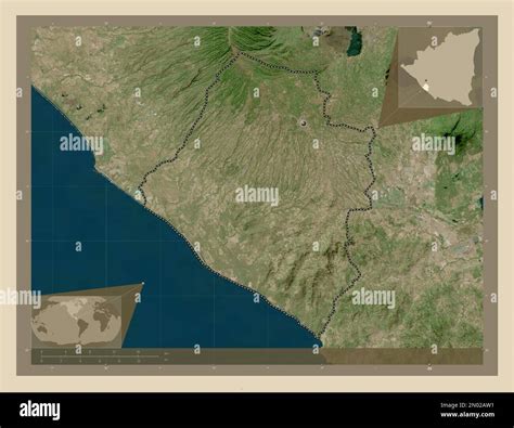 Carazo Department Of Nicaragua High Resolution Satellite Map Corner