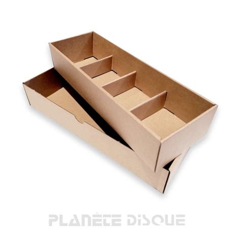 Boîte de rangement en carton pour cassette audio K7 avec couvercle