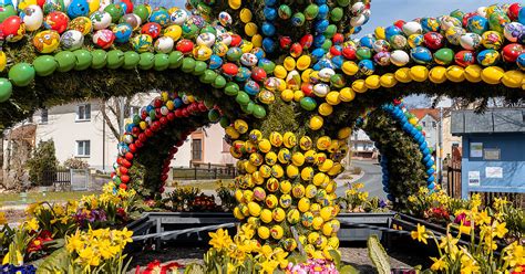 Ostern in Franken schönsten Osterbrunnen aus der Region im Video