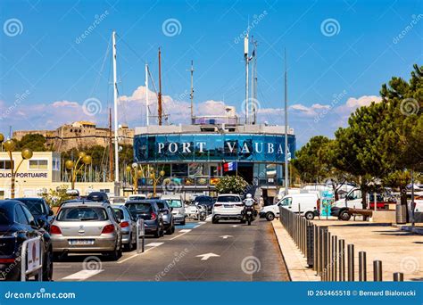 Panoramic View Vauban Port And Yacht Marina With Captaincy Building