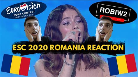 Reaction Eurovision 2020 Romania ⁕ Roxen Alcohol You Youtube