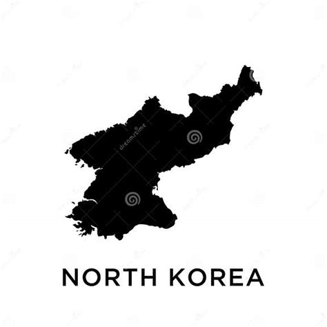 Mapa De Corea Del Norte Icono Vector Trendy Ilustración Del Vector Ilustración De Concepto