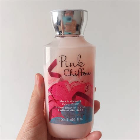 Bath And Body Works Pink Chiffon Lotion Beauty And Personal Care Bath And Body Body Care On Carousell