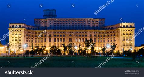 The Palace Of The Parliament In Bucharest Is The Second Largest