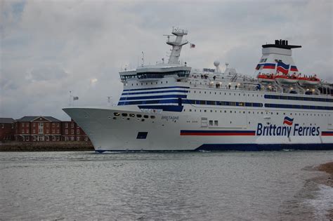 BRITTANY FERRIES: PORTSMOUTH PARADE OF BRITTANY FERRIES SHIPS