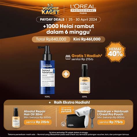 Jual Serioxyl Denser Density Activator Untuk Penumbuh Rambut By L Oreal