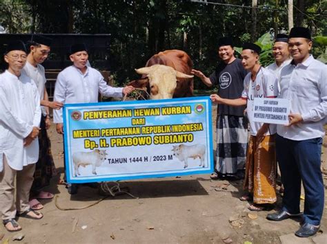 Distribusi Hewan Kurban Idul Adha H Tahun