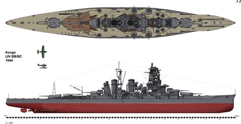 IJN Kongo 1944 | Imperial japanese navy, Battleship, Navy ships