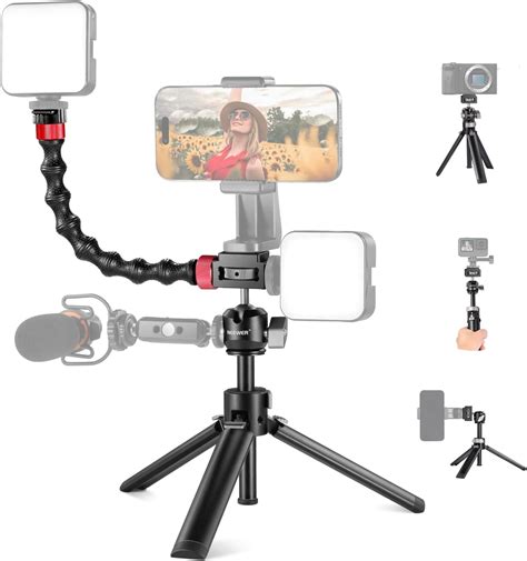 Amazon NEEWER Mini Desk Tripod For IPhone With Ball Head 360