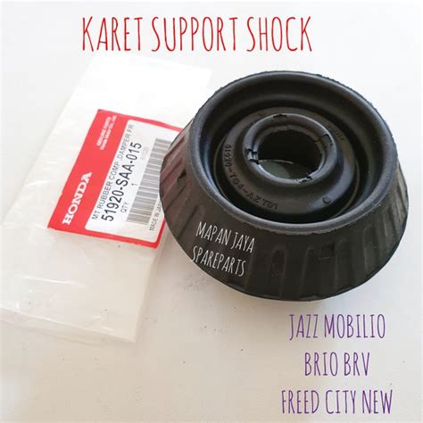 Jual KARET SUPPORT SHOCK DEPAN JAZZ MOBILIO BRIO CITY NEW Di Lapak