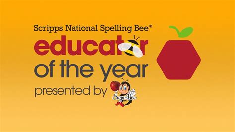 Scripps National Spelling Bee 2023 Educator Of The Year Sugarbee® Apples